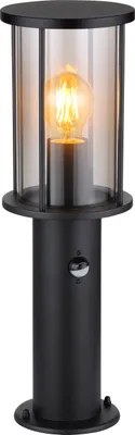 Produktbild von Globo Lighting Außenleuchte Edelstahl schwarz matt, 1x E27