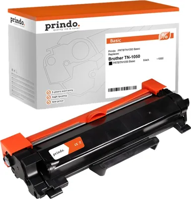 Produktbild von prindo TN 1050 Basic Druckerpatrone – Toner für DCP, HL & MFC Drucker –Black