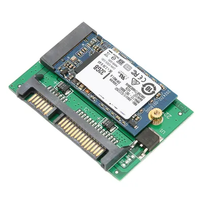 Produktbild von SATA-Adapter für M.2-SSDs, 2-in-1, hohe Kapazität, stabil, zuverlässig, tragbar, Plug & Play, Computerzubehör, 32 GB