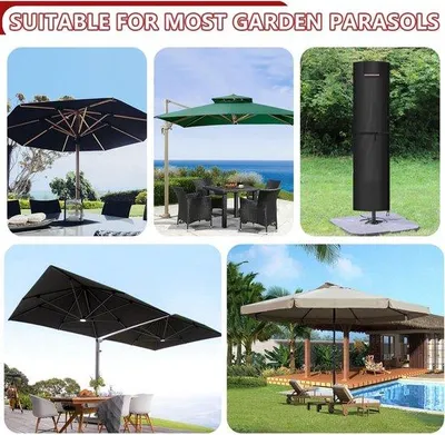 Productafbeelding van Famanu beschermhoes voor parasols, 260x65/65 cm - Waterdicht, UV-bestendig
