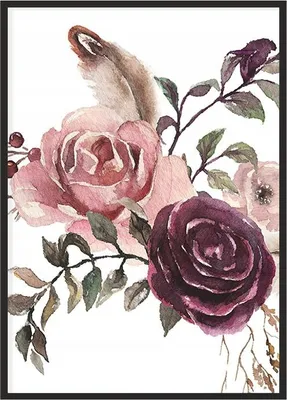 Immagine prodotto di Poster in cornice 43x33 cm Fiori P1226