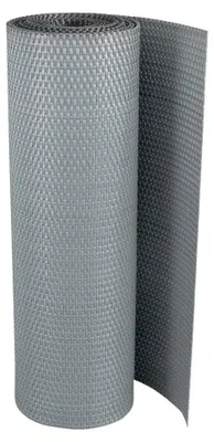 Produktbild von Sichtschutzmatte Polyrattan 90 cm Meterware hellgrau