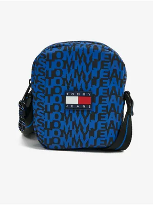 Zdjęcie produktu dla Niebieska wzorzysta torba na ramię dla mężczyzn Tommy Jeans Logoman