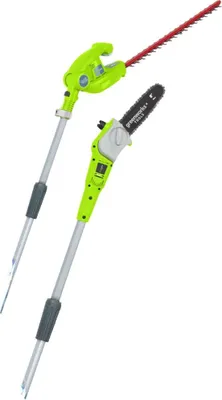 Produktbild von Greenworks G40PSHv, Doppelte Klinge, 1400 RPM, Schwarz, Grün, Grau, Anpassbar, Akku, 40 V