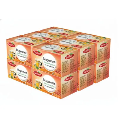 Produktbild von SELEN Magennett, 20x2g Einzeln kuvertierte Teebeutel – 40g – 12 Packungen
