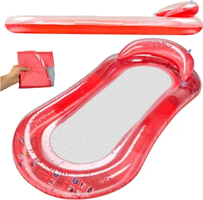 Produktbild von Aufblasbarer Pool-Schwimmring mit Netz, Wasserhängematte
