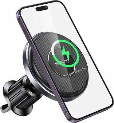 Zdjęcie produktu dla Magnetyczny Uchwyt Samochodowy Yesido C190 Magsafe 15W Czarny