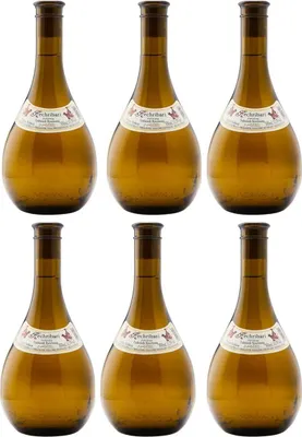 Produktbild von Kechribari Retsina 6x 0,5l Kechri | Geharzter Weißwein | + 20ml Jassas Olivenöl