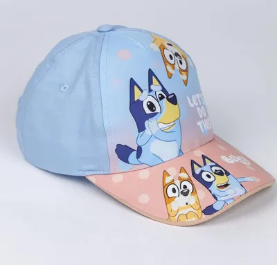 Image de Bluey casquette d'été pour garçon - Casquette enfant avec imprimé & protection UV Rose