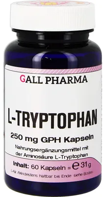 Produktbild von GALL PHARMA L-Tryptophan 250 mg GPH Kapseln, 60 St. Kapseln