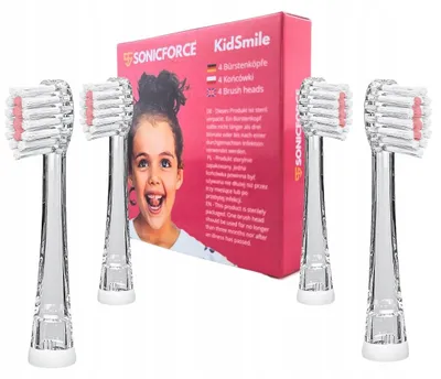 Produktbild von SonicForce BabySonic PRO Ersatz-Zahnbürstenköpfe für Kinder 1-6 Jahre