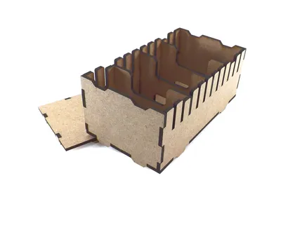 Produktbild von Aufbewahrungsbox für 400 Mini-Spielkarten mit Trennwänden