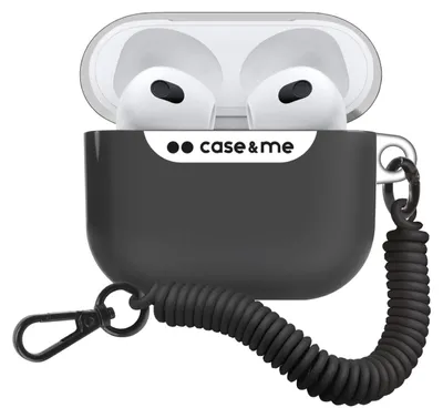 Produktbild von case&me Hülle für AirPods 3 mit elastischem Trageband