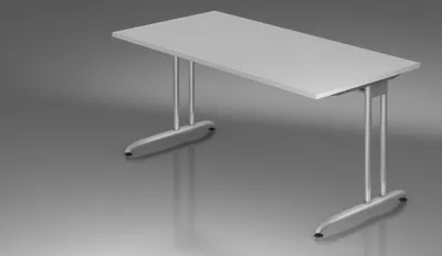 Produktbild von Schreibtisch lichtgrau 1600x800 mm