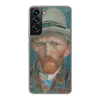 Produktbild von MuchoWow® Handyhülle Schutzhülle Hülle für Samsung Galaxy S22 Plus Selbstporträt 1887 - Gemälde von Vincent van Gogh Silikon Softcase Handy Hülle - Schutzabdeckung