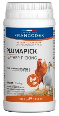 Image de FRANCODEX Pluma-Pick pour volailles pour stimuler la croissance des plumes 400 g