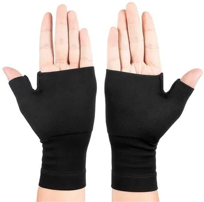 Produktbild von Kompressionshandschuhe für Handgelenkschienen - 1 Paar - Beige