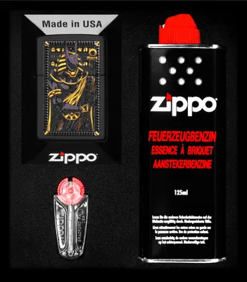 Produktbild von ZIPPO Feuerzeug-Set MYTHOLOGICAL DESIGN Geschenk No1