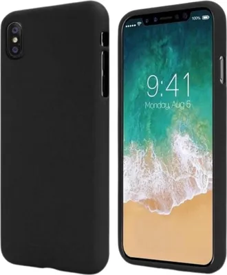 Produktbild von Mercury Soft iPhone 13 Pro 6,1" schwarz/schwarz Schutzhülle