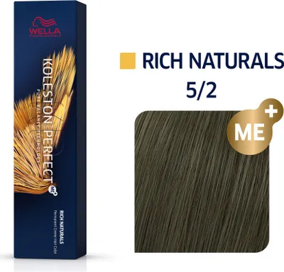 Obrázek produktu pro Wella Professionals Koleston Perfect Me+ Rich Naturals Profesionální permanentní barva na vlasy 5/2 60 ml