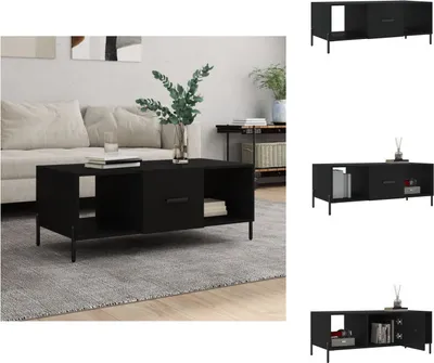 Produktbild von vidaXL Couchtisch Schwarz 102x50x40 cm Holzwerkstoff -  Couchtische