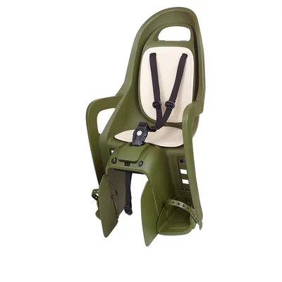 Produktbild von SP 1100353 POLISPORT Groovy Maxi CFS Fahrradkindersitzhalterung hinten - Dunkelgrün/Creme passend für Creme Weis