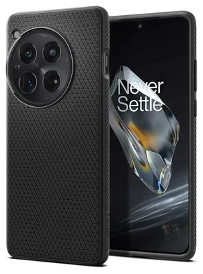 Image de Spigen OnePlus 12 Liquid Air Matte Black Housse de protection pour téléphone portable 17,3 cm (6,82") Cover Noir (ACS07375)