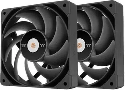 Obrázok produktu pre Thermaltake TOUGHFAN 14 Pro - Ventilátor do skrine - vysoký statický tlak - 140 mm - čierny (balenie 2 ks)
