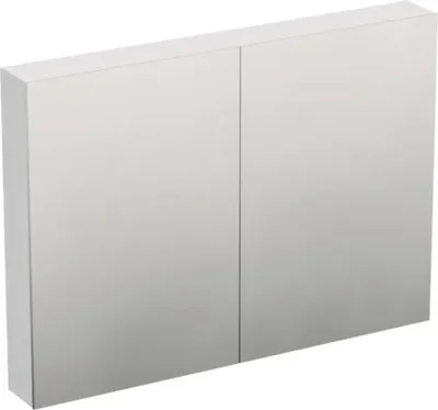 Produktbild von Jungborn Spiegelschrank TRENTA 100 x 14,4 x 72 cm weiß zu A8916 matt 3-türig IP 44