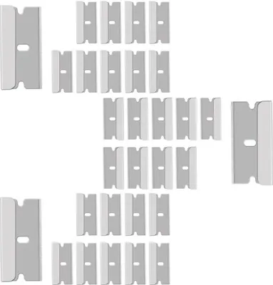 Produktbild von 30 PCS Glaskeramikfeldschaber Klingen, 40 mm Glaskeramikkochfeld Kratzer, Glaskeramikfeldschaber Ersatzklingen, Wird zum Entfernen von Mobiltelefonklebern, von Autofolien