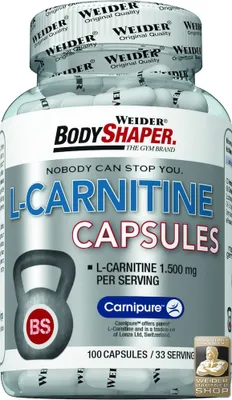 Produktbild von Weider L-Carnitin, 100 Kapseln 9982