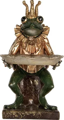 Immagine prodotto di Clayre & Eef figura decorativa rana 16x15x28 cm plastica verde