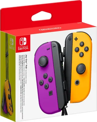 Produktbild von Nintendo Controller Joy-Con 2er Set Neon Lila/Orange