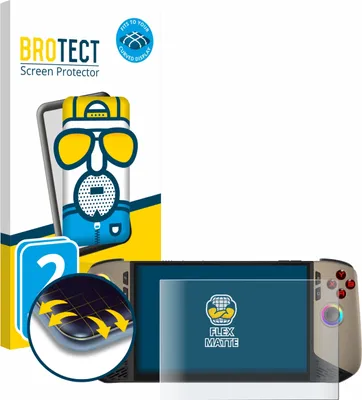 Produktbild von 2x BROTECT Fullscreen Schutzfolie für MSI Claw 8 AI+ Displayschutz Folie Fullcover Matt Entspiegelungsfolie