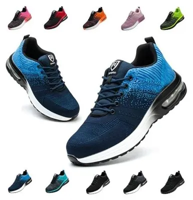 Zdjęcie produktu dla Buty robocze antypoślizgowe ze stalowym noskiem dla mężczyzn 46