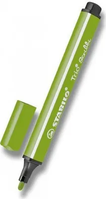 Zdjęcie produktu dla STABILO Trio Scribbi, 1 kol., Zielony, Światłowód, 2 mm, Zielony, Trójkąt
