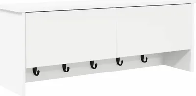Obrázek produktu pro vidaXL Nástěnný noční stolek, bílý, 80 x 20 x 30 cm, dřevotřísková deska
