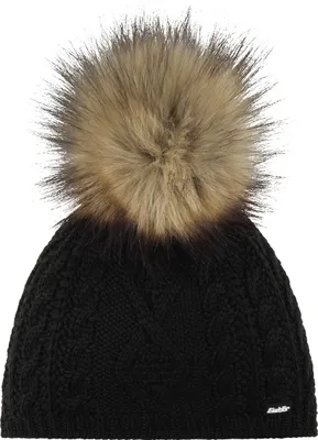 Obrázek produktu pro Eisbär Neila Lux Beanie Black/Beige UNI Lyžařská čepice