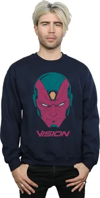 Produktbild von Marvel - "Avengers" Sweatshirt für Herren BI3673 (4XL) (Marineblau)