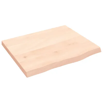 Image de vidaXL Étagère murale 60x50x(2-4) cm Chêne massif non traité