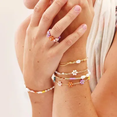 Image de KIT DIY : Bijoux en perles colorées à faire soi-même