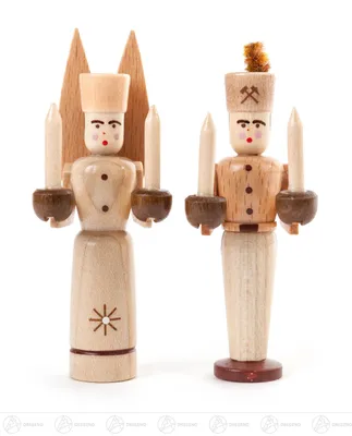 Produktbild von Engel & Bergmann Miniatur Engel und Bergmann, natur  Höhe ca 8 cm NEU