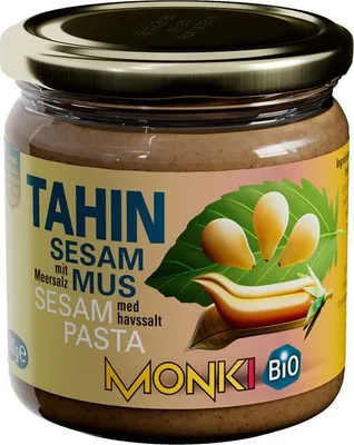 Produktbild von Monki Tahin Sesammus mit Meersalz -- 330g