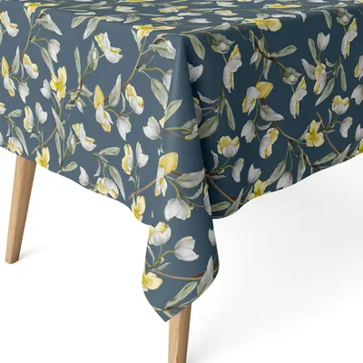 Immagine prodotto di Tovaglia rettangolare anti-macchia, dimensioni 300 x 140 cm, colore blu