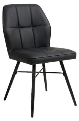 Image de Chaise de restaurant en SIMILI CUIR Noir pour Interieur