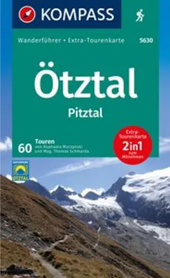 Produktbild von KOMPASS Wanderführer Ötztal, Pitztal, 60 Touren mit Extra-Tourenkarte