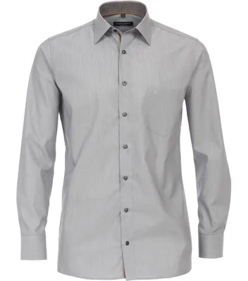 Produktbild von Casa Moda Herren Businesshemd Blau uni Comfort Fit mit Kent Kragen