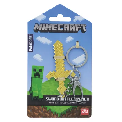 Image de Minecraft épée or décapsuleur en métal