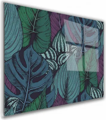 Zdjęcie produktu dla OBRAZ NA SZKLE PROSTOKĄTNY 60x40cm 015 Dżungla