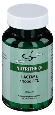 Zdjęcie produktu dla Green Line Nutritheke Lactase 12000 FCC – kapsułki, 60 szt.